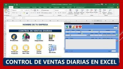 Plantilla Control de Ventas Diarias - Excel Macros