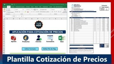 Plantilla para Cotización de Precios en Excel VBA