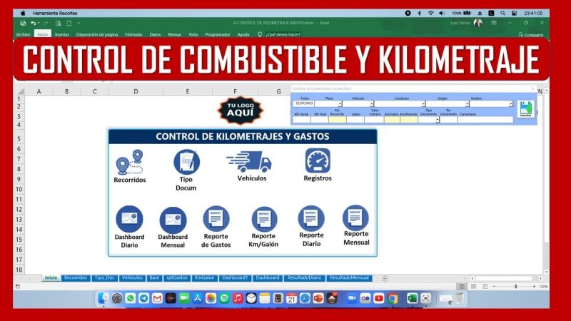 Control de Kilometraje y Combustible