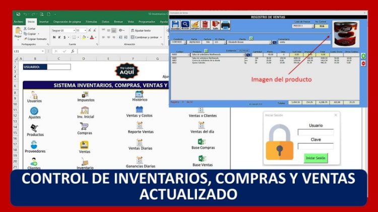 Control de Inventario, Compras y Ventas (Todo en Uno)